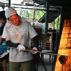 Glassblower, Okinawa