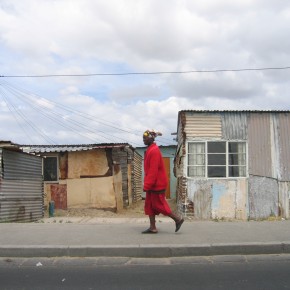 Man in Township, South Africa